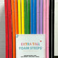 Colored Foam Strips Double Sided Extra tall