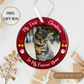 Custom Cats First Christmas ornaments