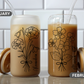 Personalized Iced Coffee Cup 16oz Glass Tumble