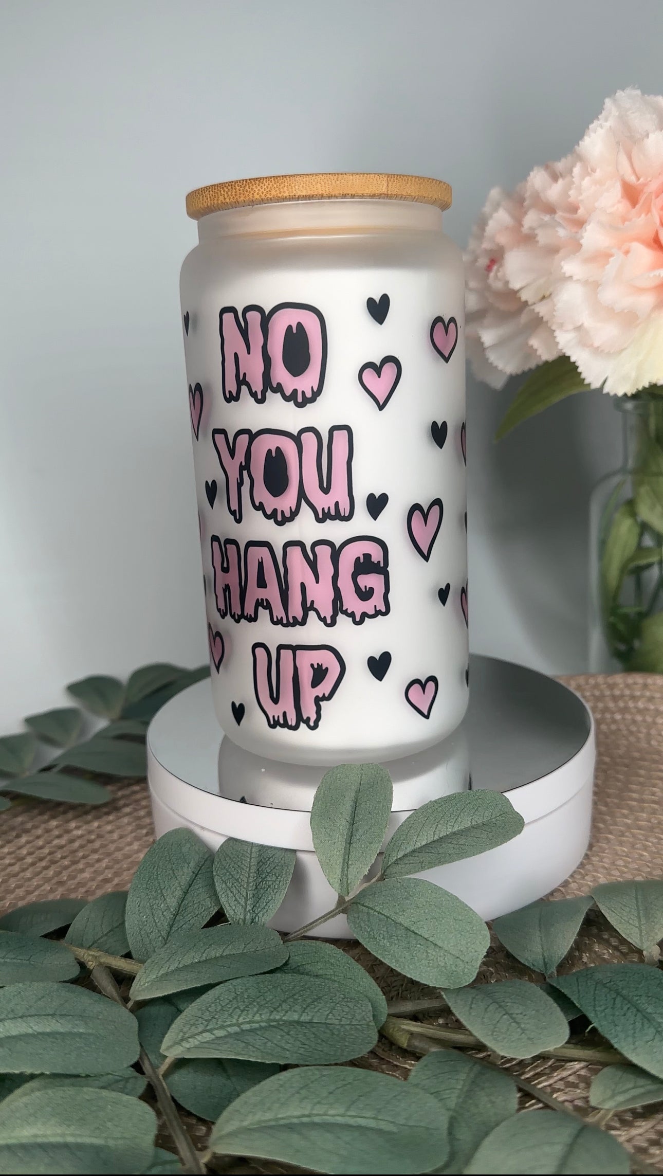 you hang up glass cup |halloween|coffee lovers| book lovers glass cup