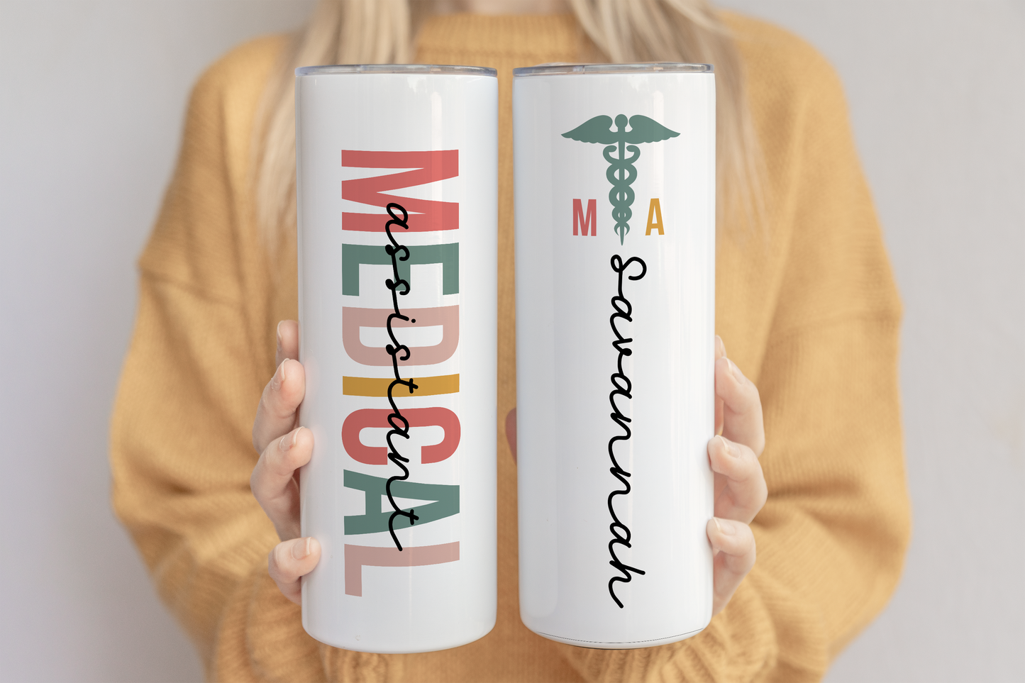 Medical Assistant Tumbler Personalized MA Gift