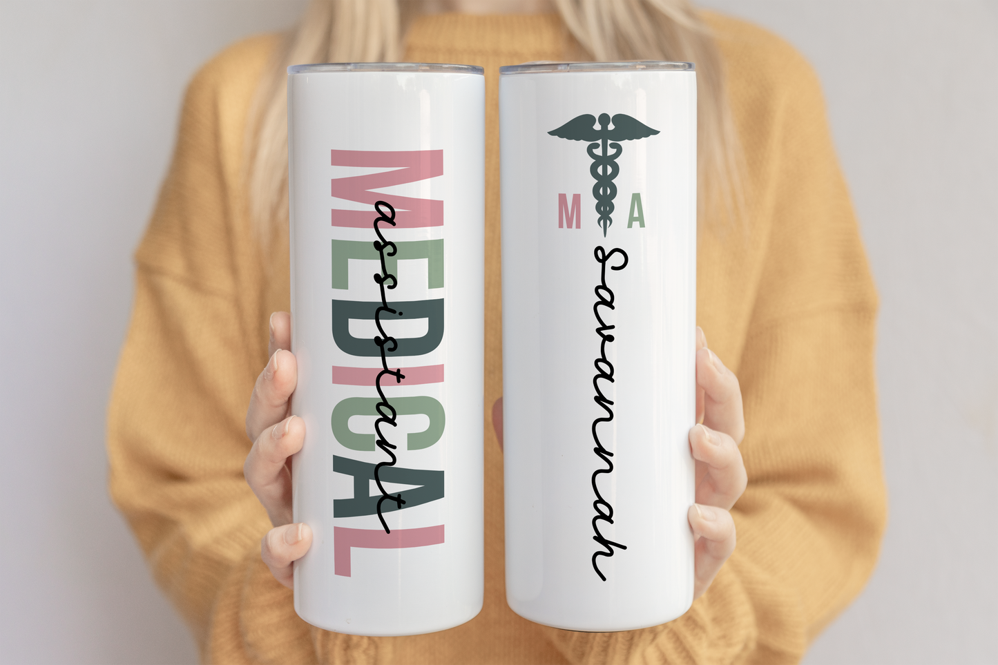 Medical Assistant Tumbler Personalized MA Gift