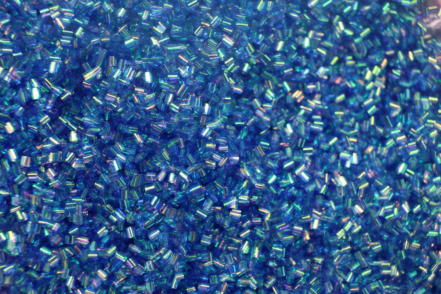 Blue tube confetti