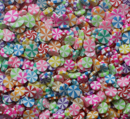 Candy Mix polymer clay slices